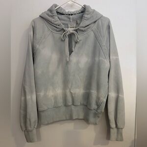 Style Rack. Pewter Tie-Dye Hoodie